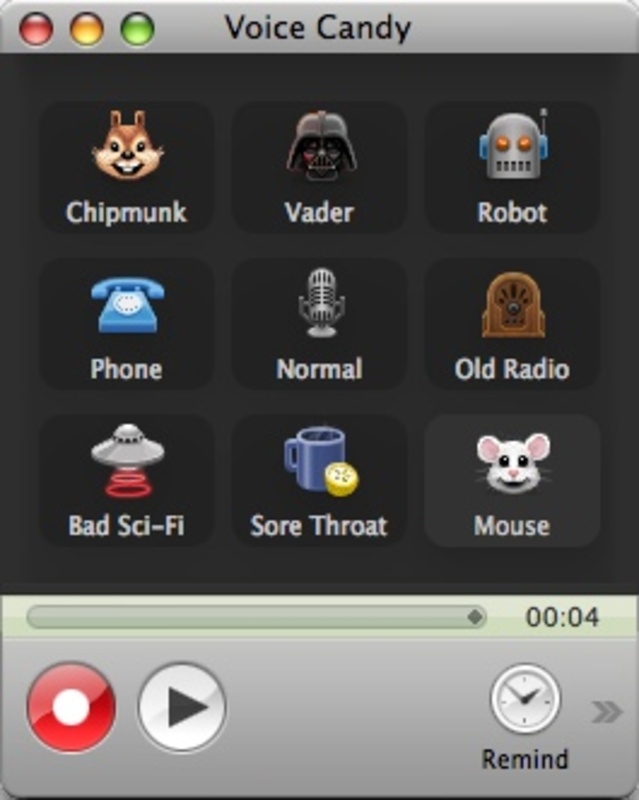 Voice Candy 1.5.1 for Mac Screenshot 1