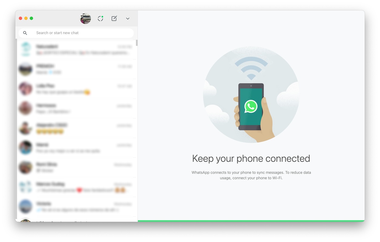 WhatsApp Desktop 24.5.76 for Mac Screenshot 1