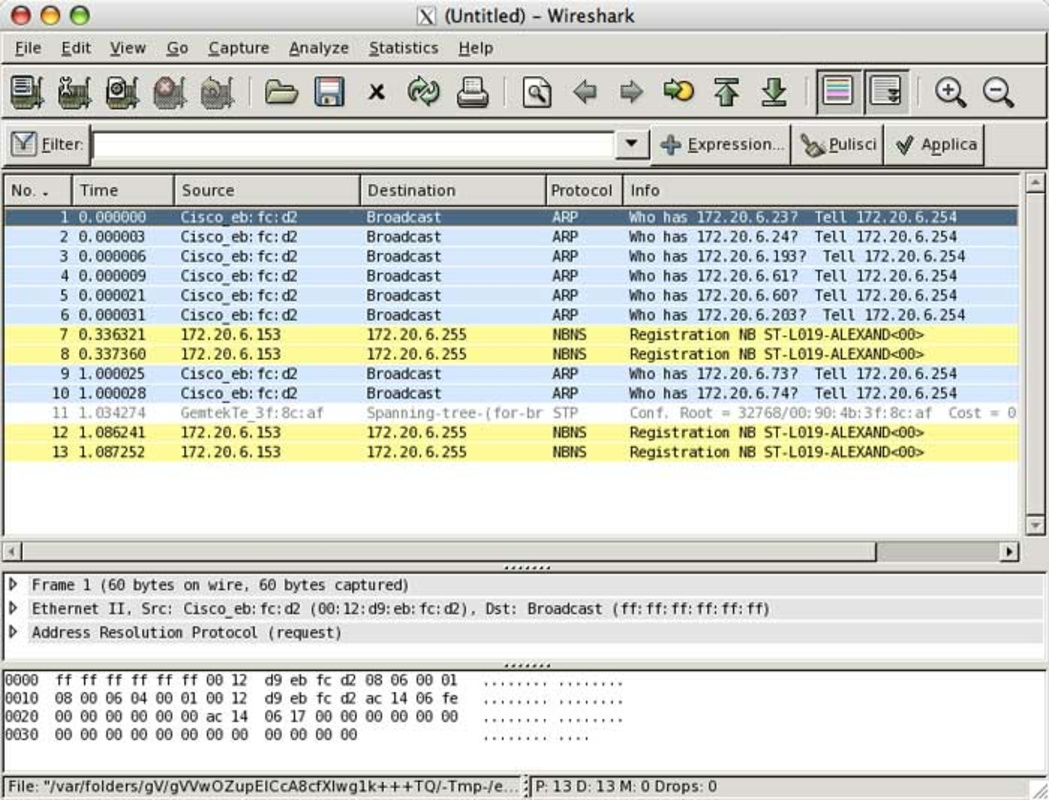 Wireshark 4.2.3 for Mac Screenshot 1