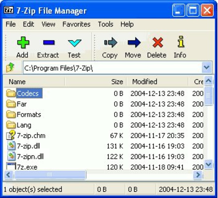 7-zip Portable 23.01 for Windows Screenshot 1