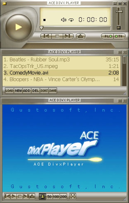 Ace DivX Player 2.1 for Windows Screenshot 1