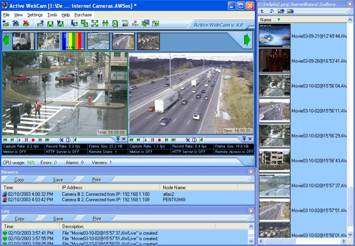 Active Webcam 11.6 for Windows Screenshot 1