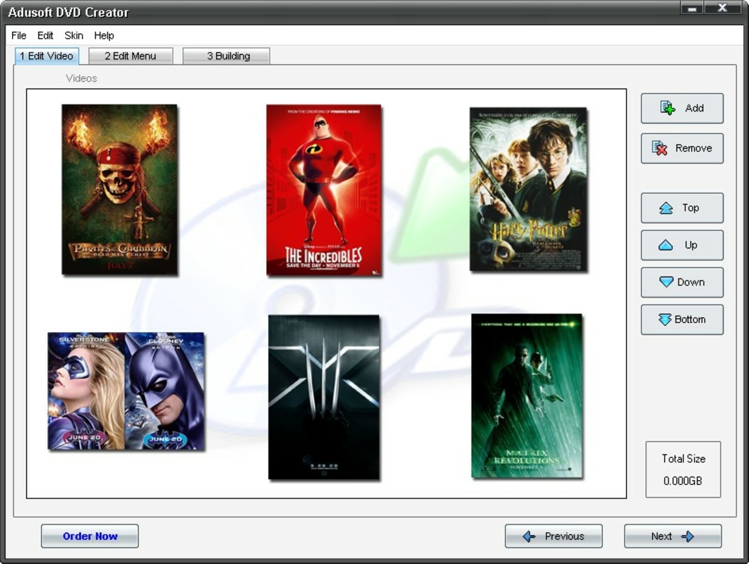 Adusoft DVD Creator 4.34 for Windows Screenshot 1