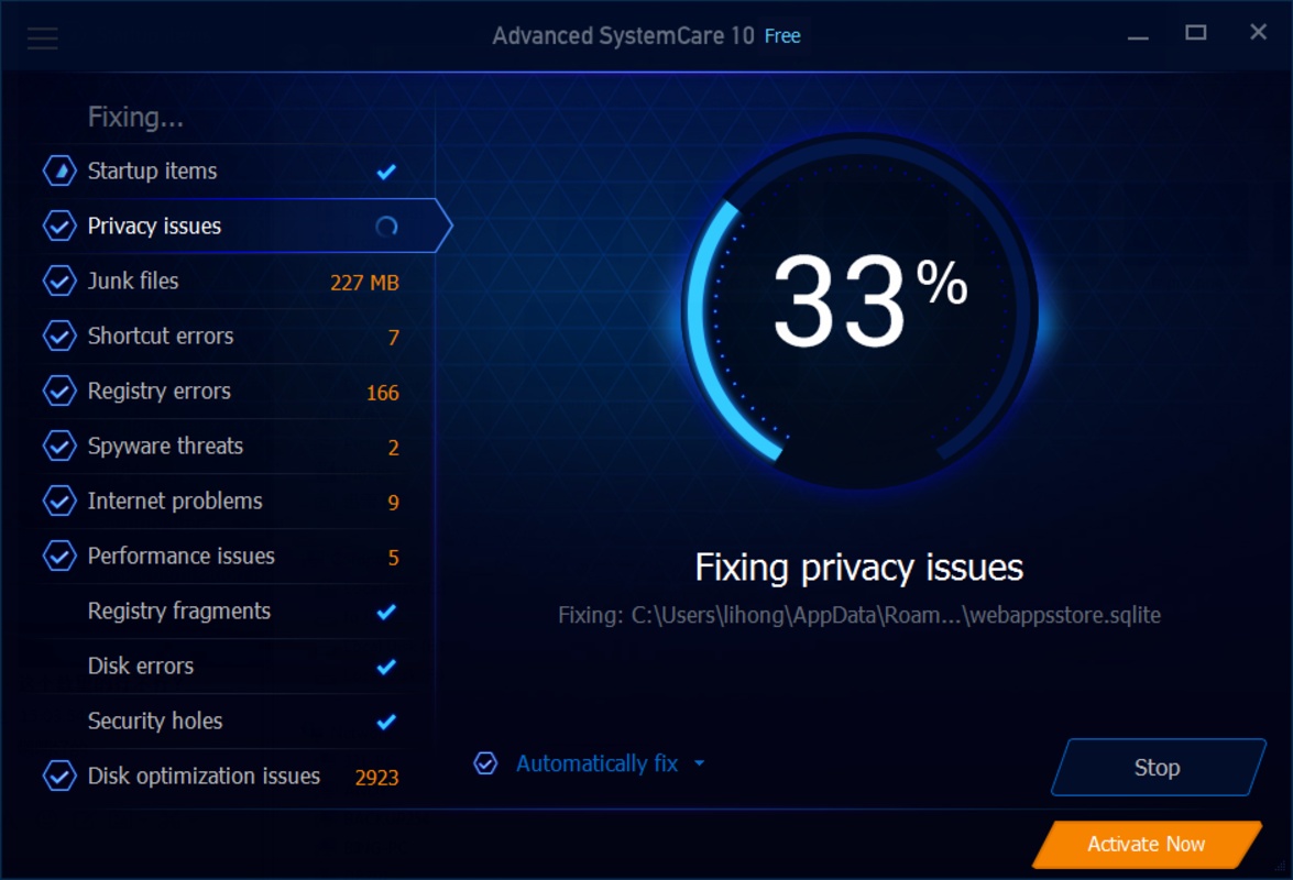 Advanced SystemCare Free 17.3.0.204 for Windows Screenshot 7