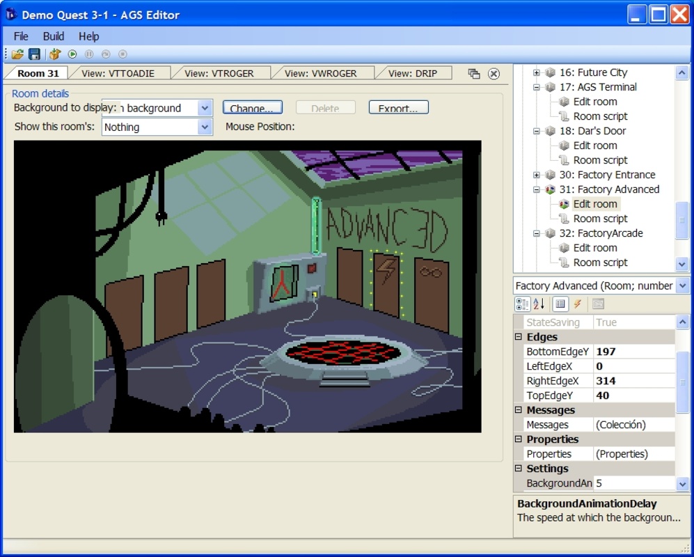 Adventure Game Studio 3.5.1.22 for Windows Screenshot 1