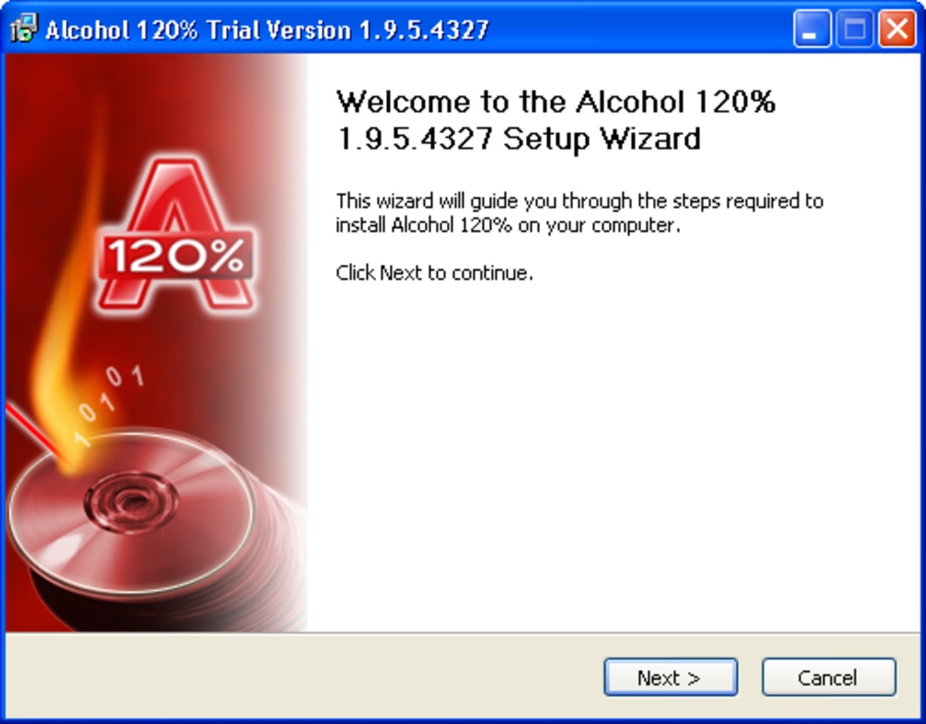 Alcohol 120% 2.1.1.2201 FE for Windows Screenshot 1
