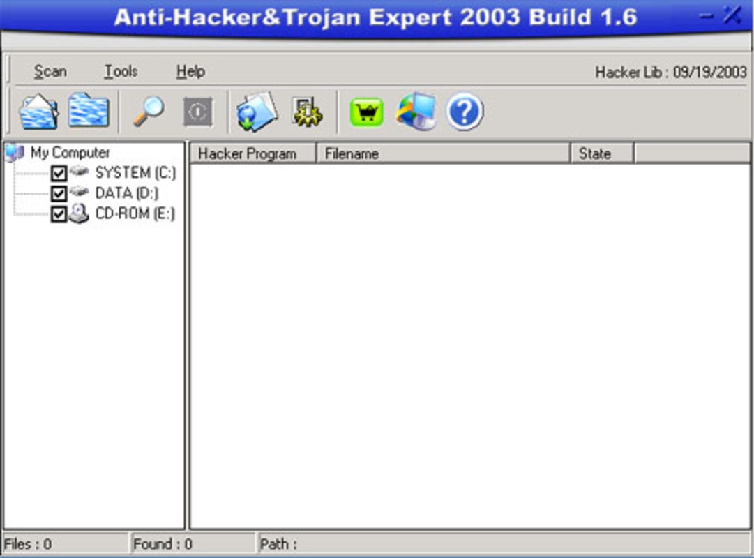 Anti-Hacker Expert 2003 Build 1.6 for Windows Screenshot 1