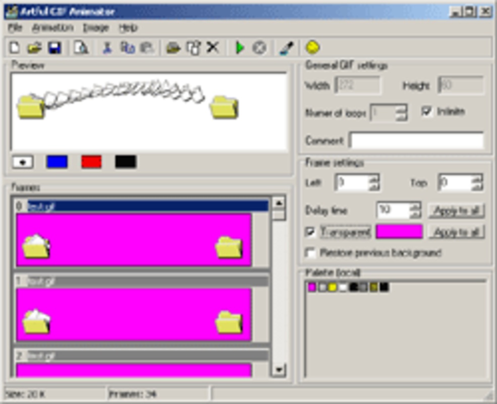 ArtFul Gif Animator 1.2 for Windows Screenshot 1