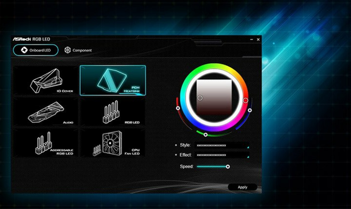ASRock Polychrome RGB Sync 2.0.115 for Windows Screenshot 1