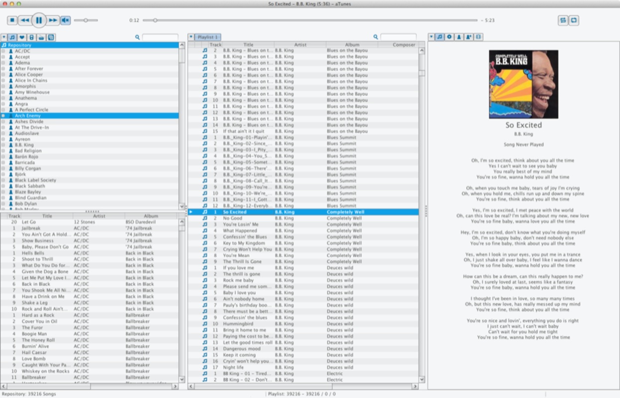 aTunes 3.1.2 for Windows Screenshot 1