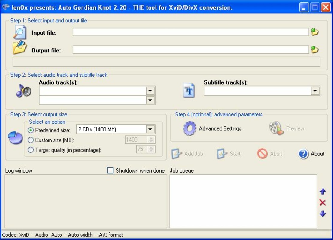 Auto Gordian Knot 2.27 Final for Windows Screenshot 1