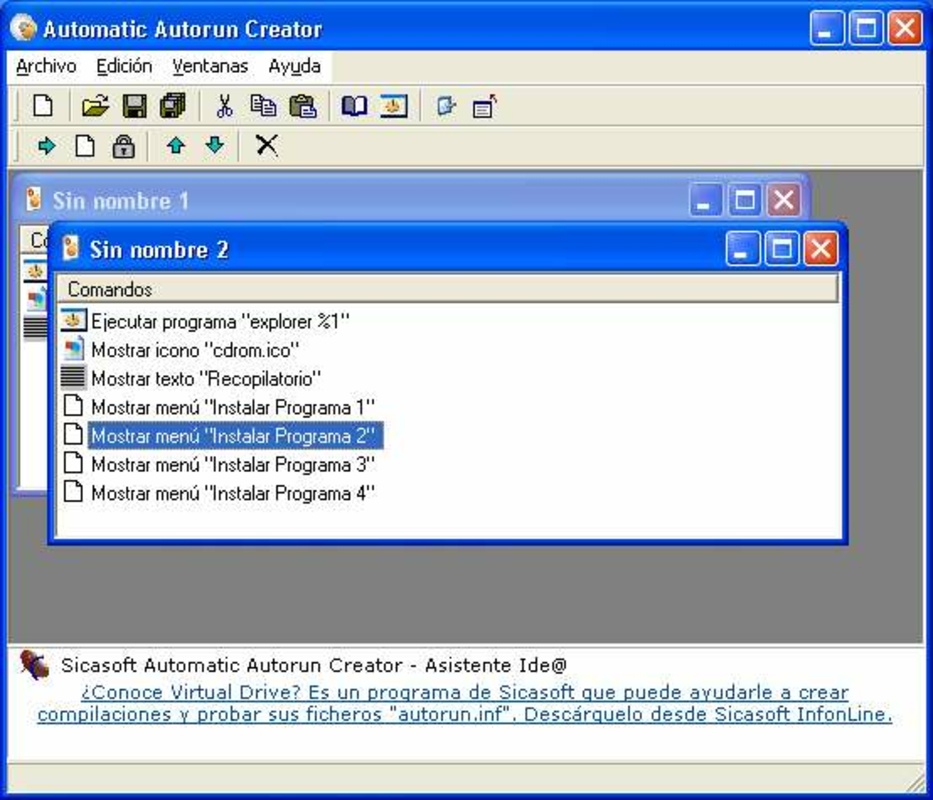 Automatic Autorun Creator 2.3.2006.18 for Windows Screenshot 1