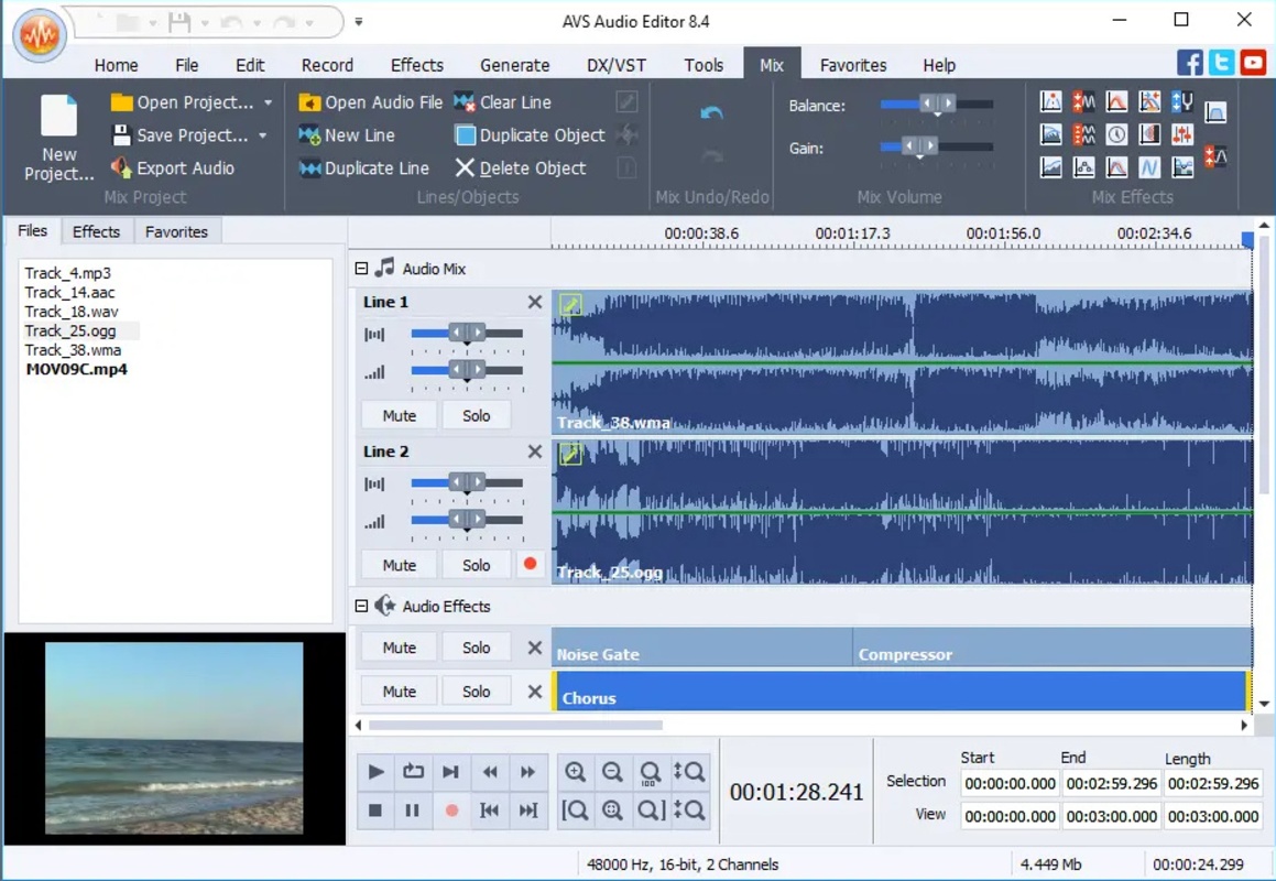 AVS Audio Editor 10.3.2.567 feature