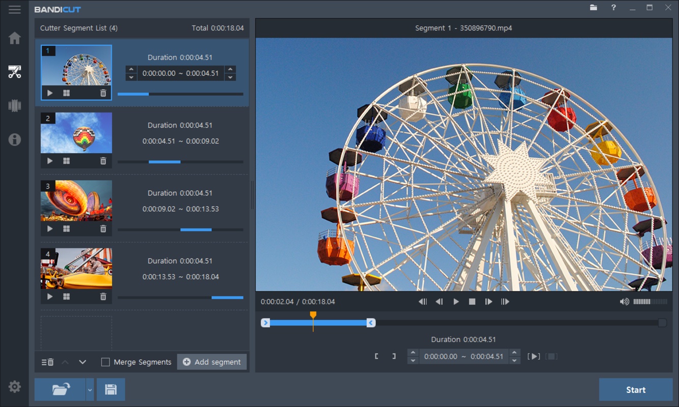 Bandicut Video Cutter 3.7.0.759 for Windows Screenshot 1