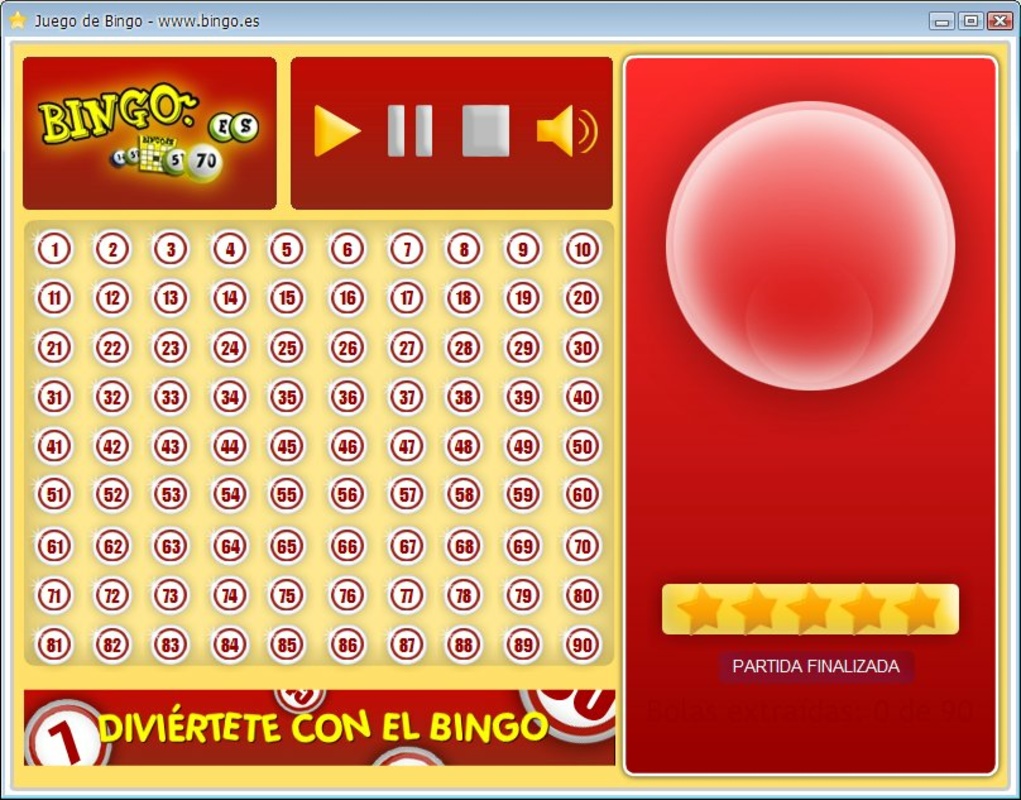 Bingo 1.0 for Windows Screenshot 1