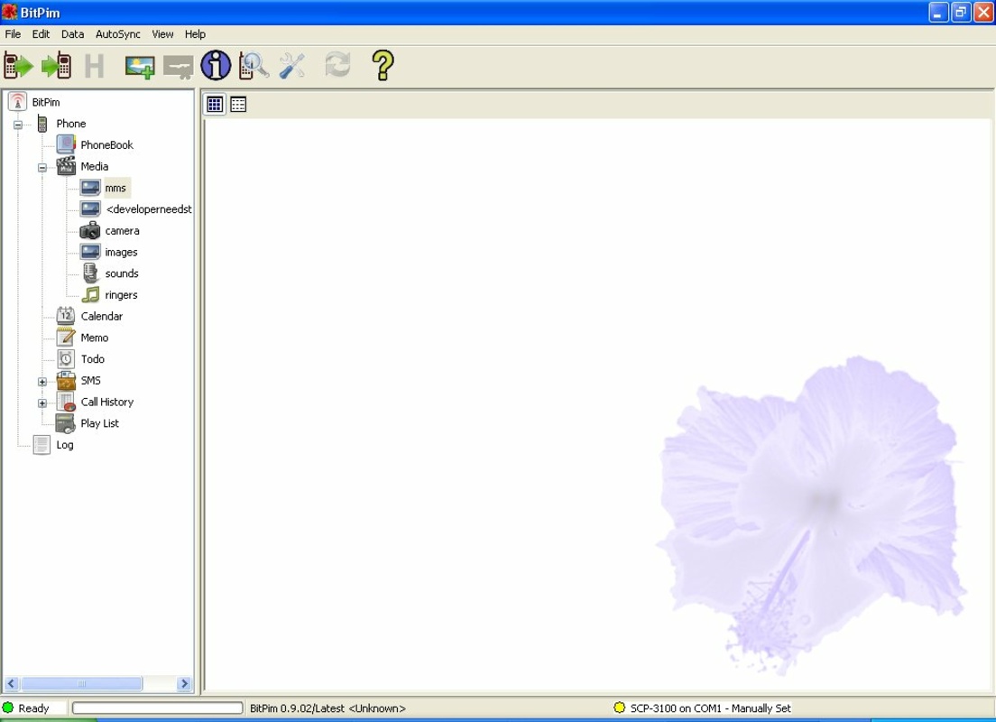 BitPim 1.0.6 for Windows Screenshot 1