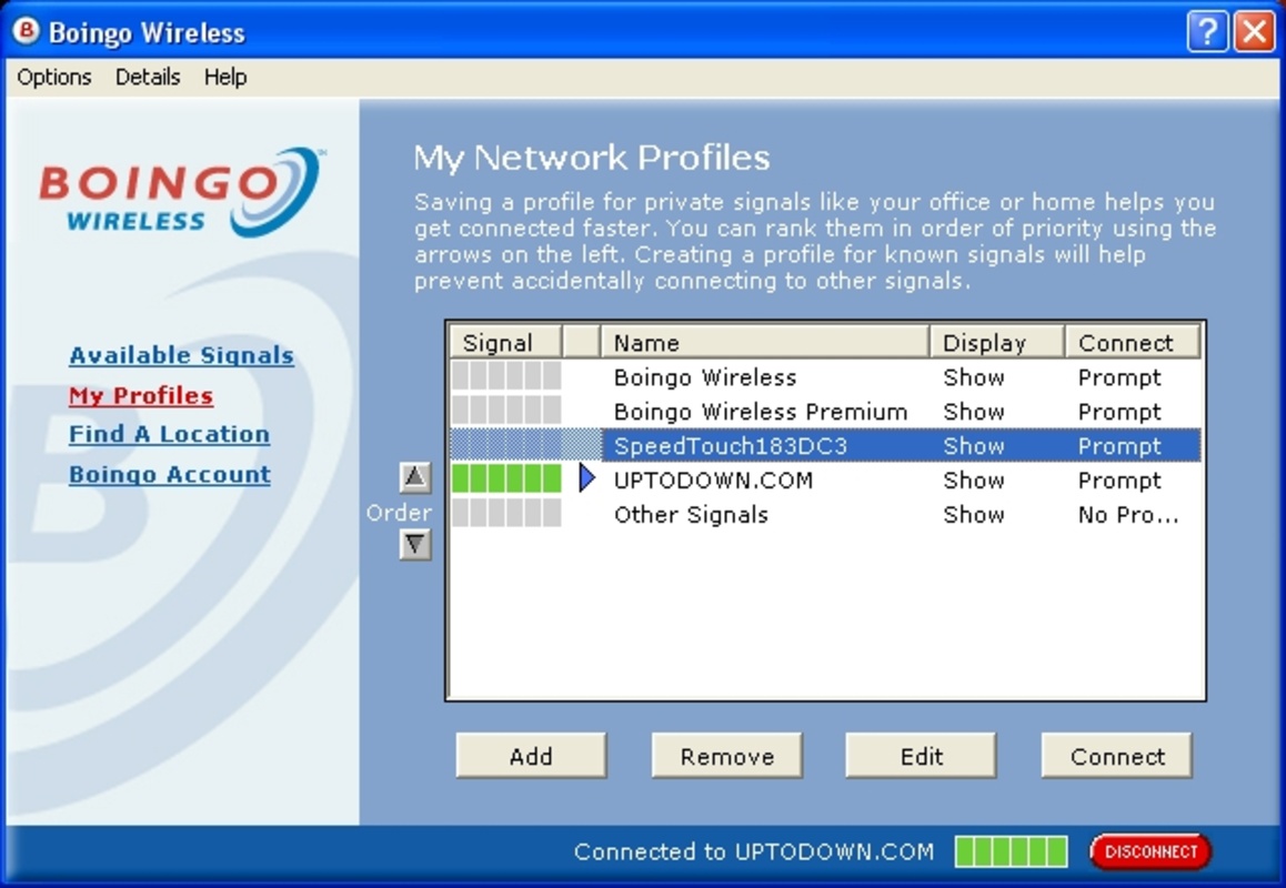 Boingo Wireless 2.3 build(0073) for Windows Screenshot 1