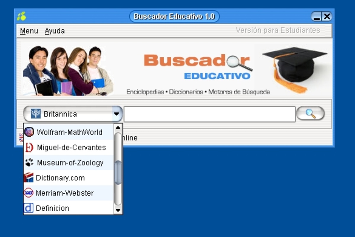 Buscador Educativo 2.0.1 for Windows Screenshot 1