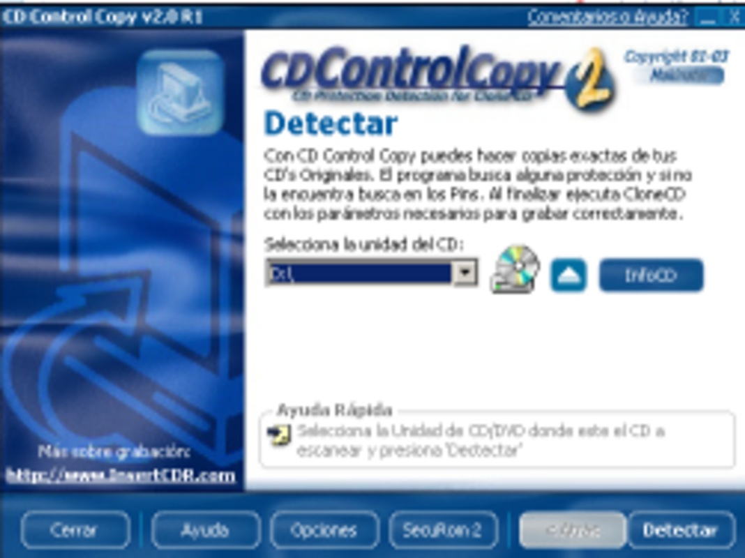 CD Control Copy 2.0 R4 for Windows Screenshot 1