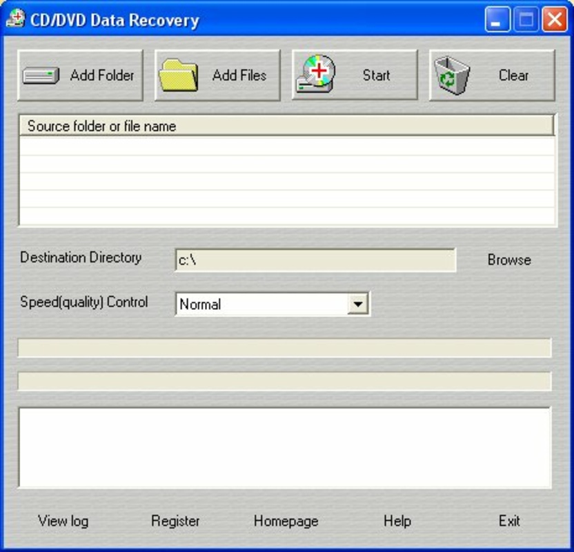 CD DVD Data Recovery 1.0.0.236 for Windows Screenshot 1