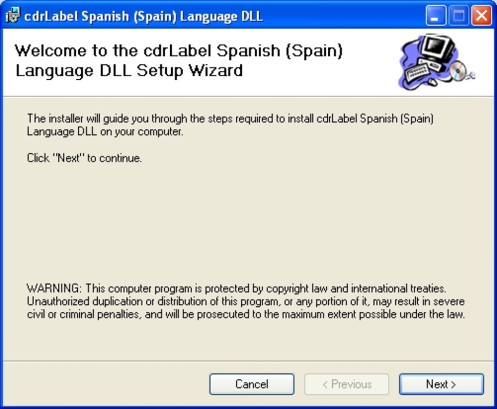 CdrLabel Traductor Espanol  for Windows Screenshot 1