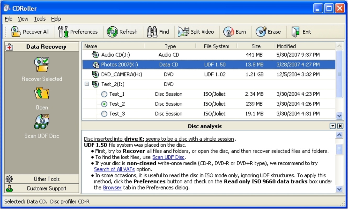 CDRoller 12.0.50.0 for Windows Screenshot 1