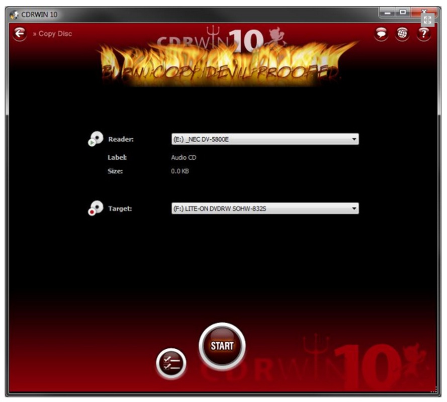 CDRWin 10.0.12.1030 for Windows Screenshot 1