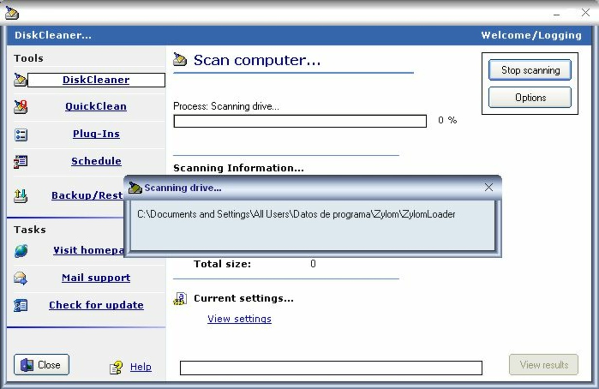 CM DiskCleaner 2.1.7 for Windows Screenshot 1