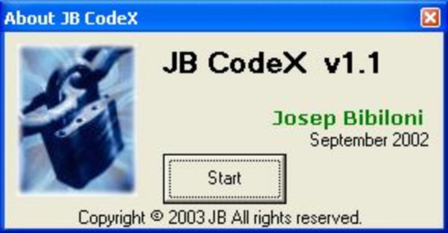 CodeX 1.1 for Windows Screenshot 1