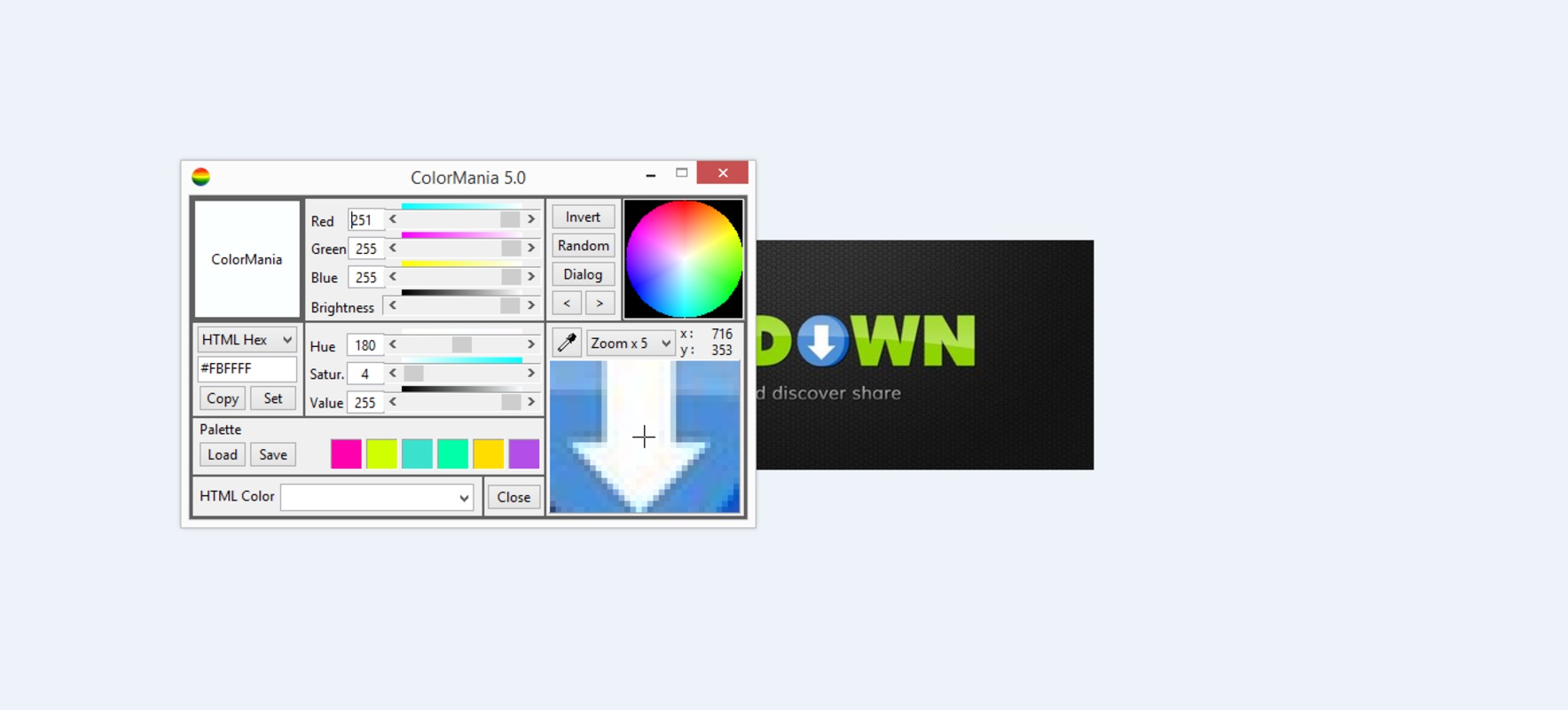 ColorMania 12.1 for Windows Screenshot 1