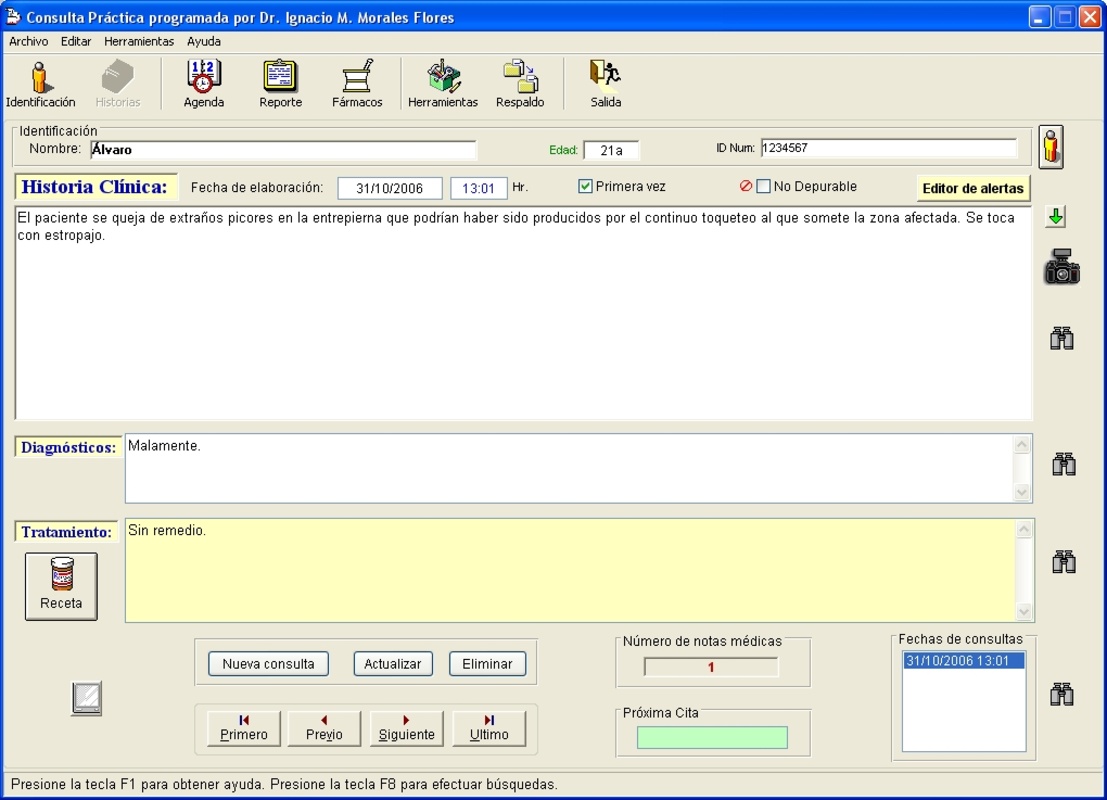Consulta Practica 4.3.0.8 for Windows Screenshot 1
