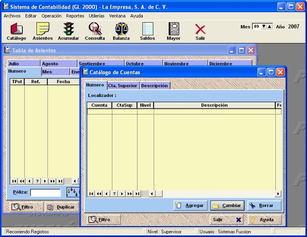 Contabilidad GL 2000 1.00 Build 0021 for Windows Screenshot 1