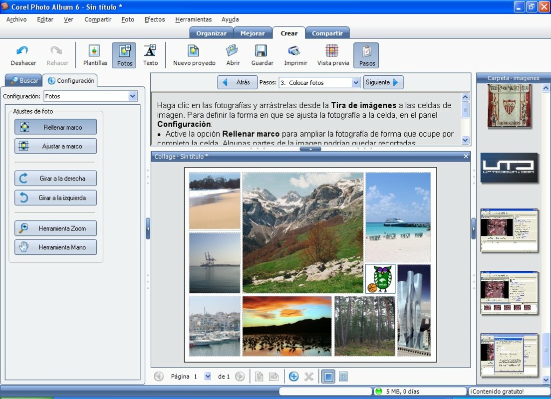 Corel Photo Album 6.3.1 for Windows Screenshot 1