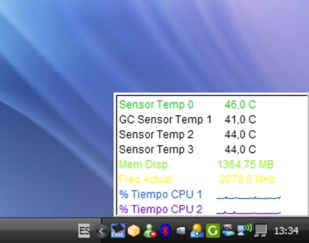 CPUCool 8.1.0 for Windows Screenshot 1