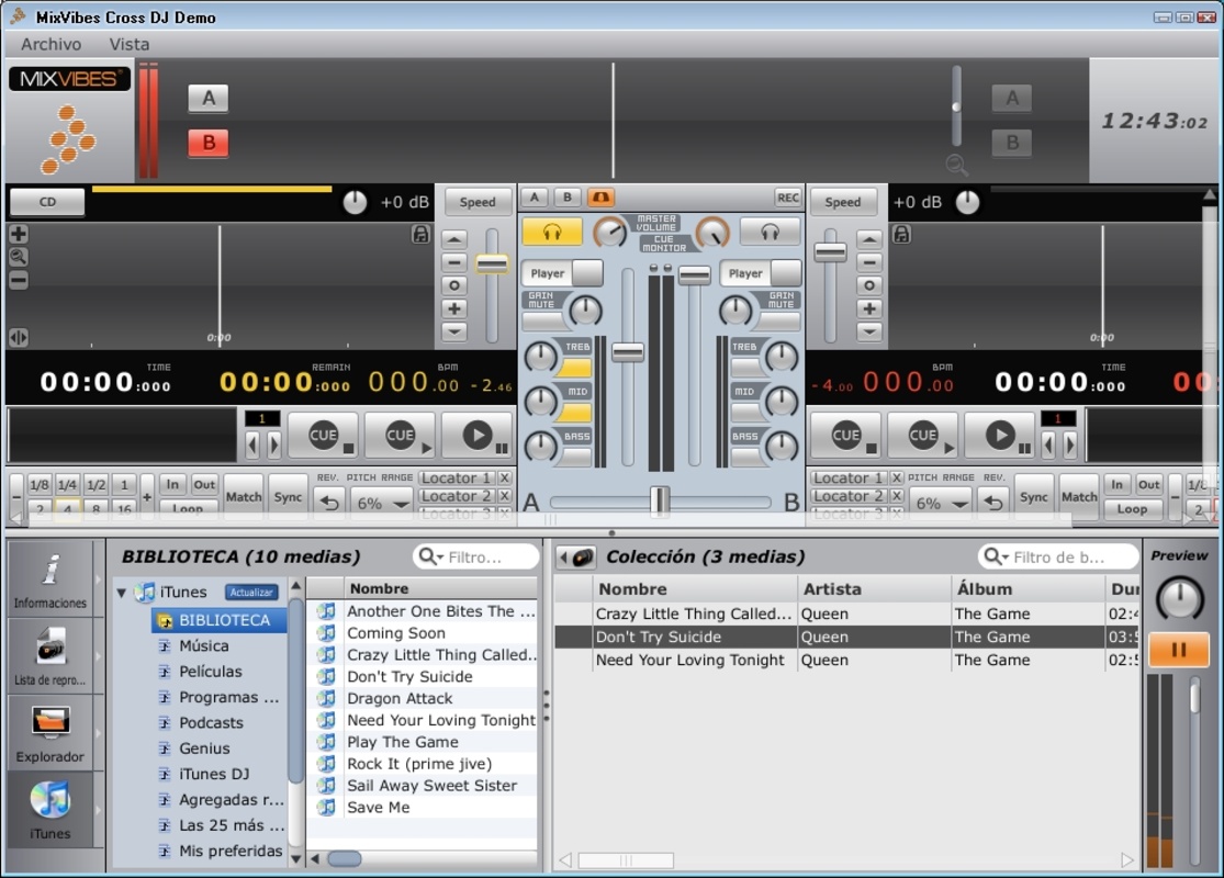 Cross DJ Pro 4.2.0 for Windows Screenshot 1