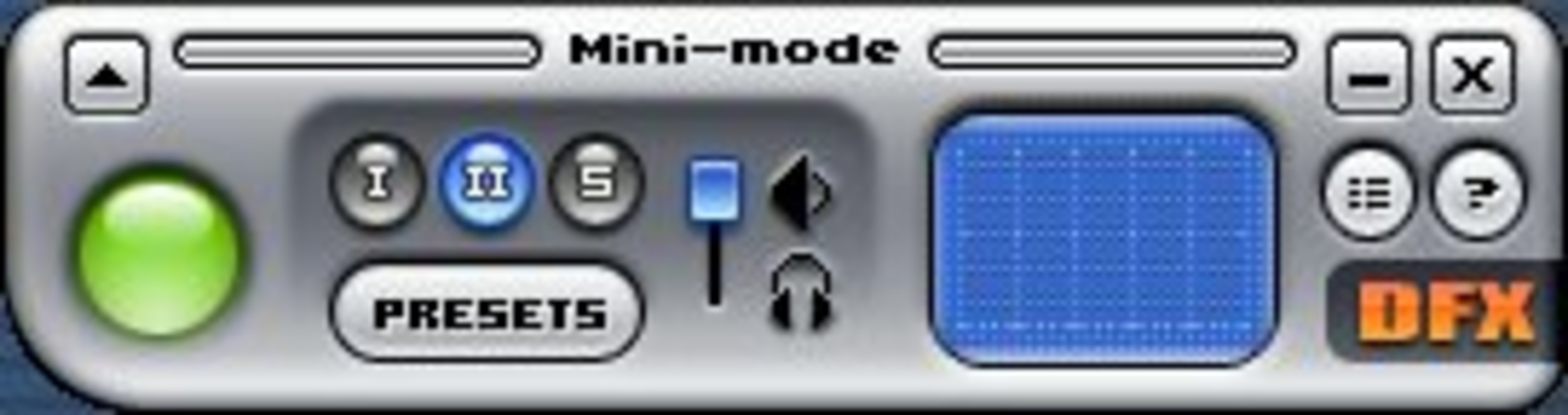 DFX for Winamp 8.40 feature