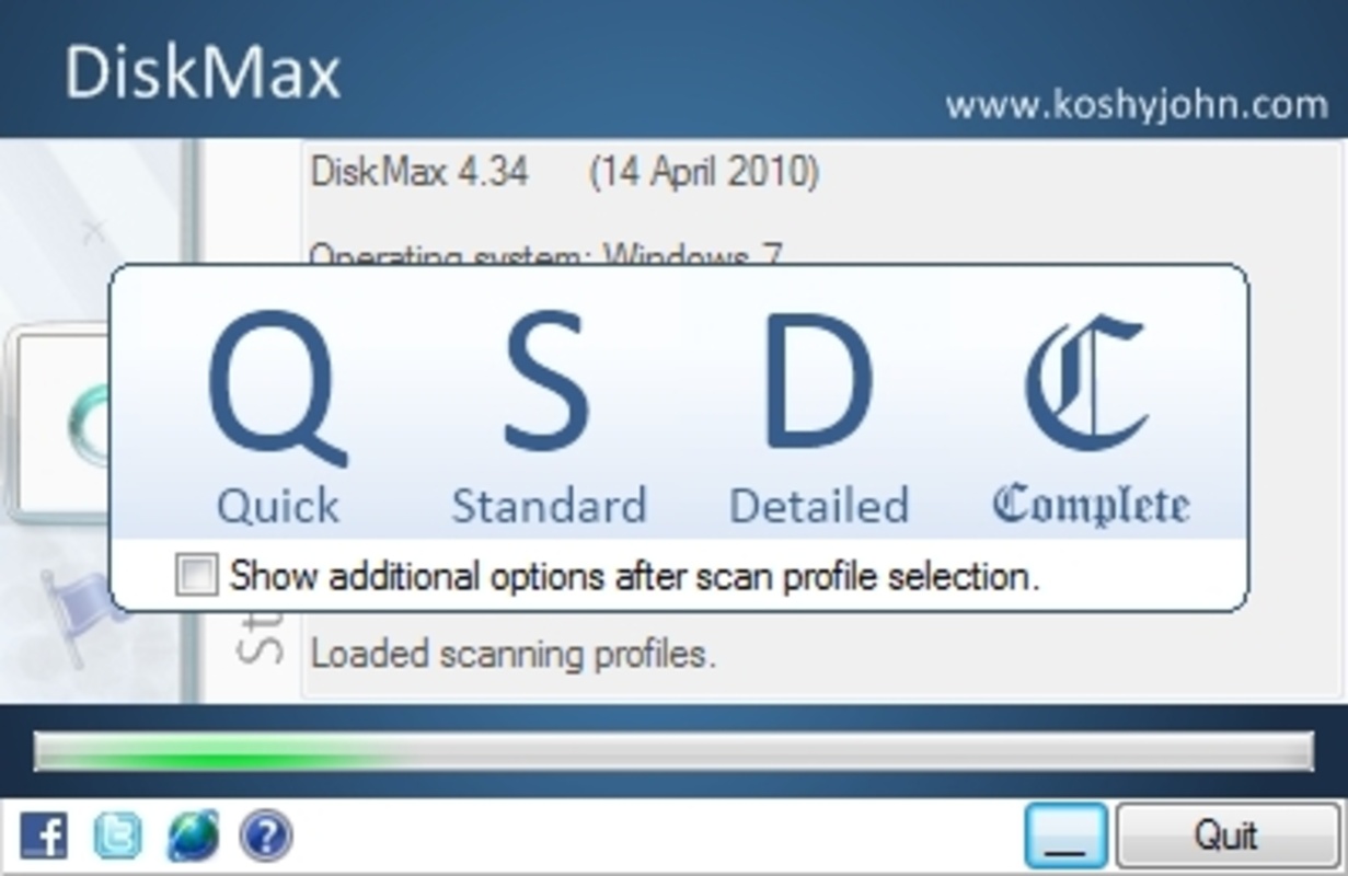 DiskMax 7.21 for Windows Screenshot 1