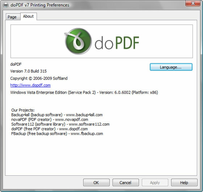 doPDF 11.9.451 for Windows Screenshot 2