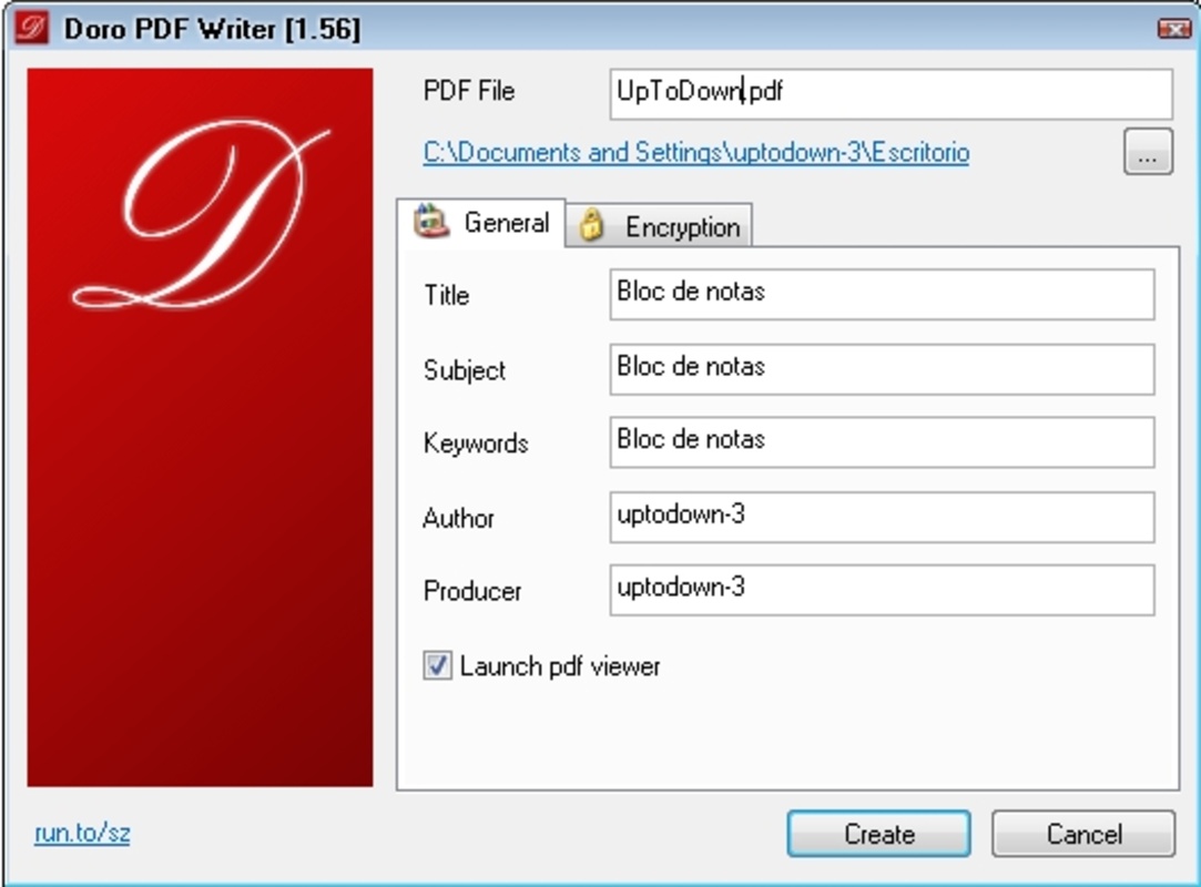 Doro PDF Writer 2.22 for Windows Screenshot 4
