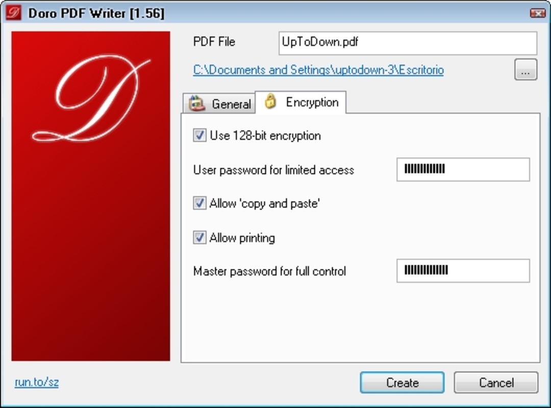 Doro PDF Writer 2.22 for Windows Screenshot 6