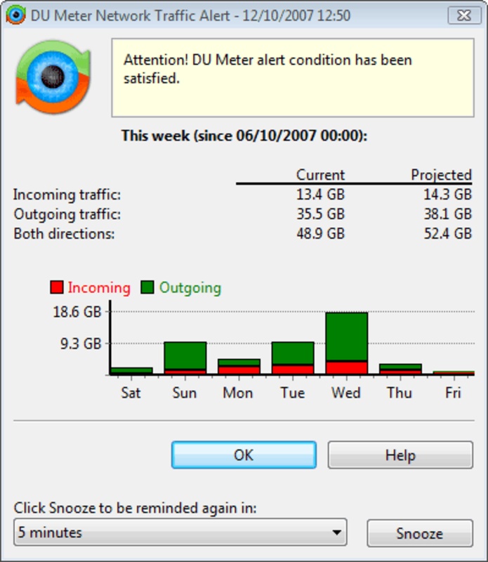 DU Meter 8.05 for Windows Screenshot 1