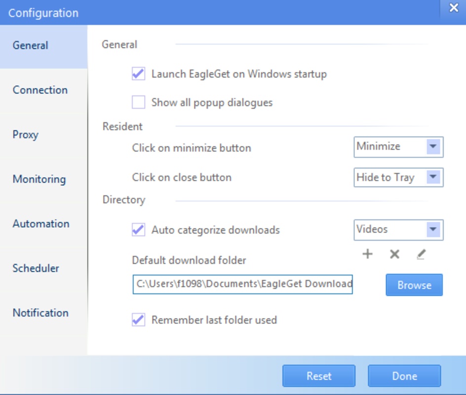 EagleGet 2.1.6.50 for Windows Screenshot 1