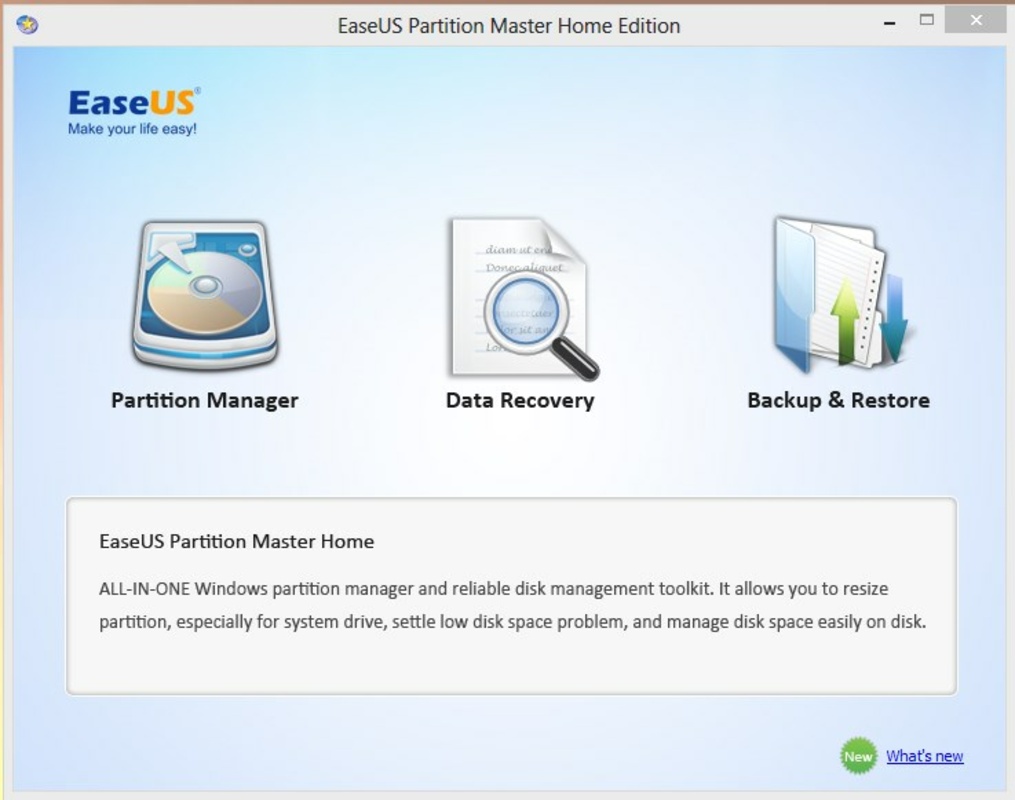 EaseUS Partition Master – Free Partition Manager 18.2 for Windows Screenshot 1