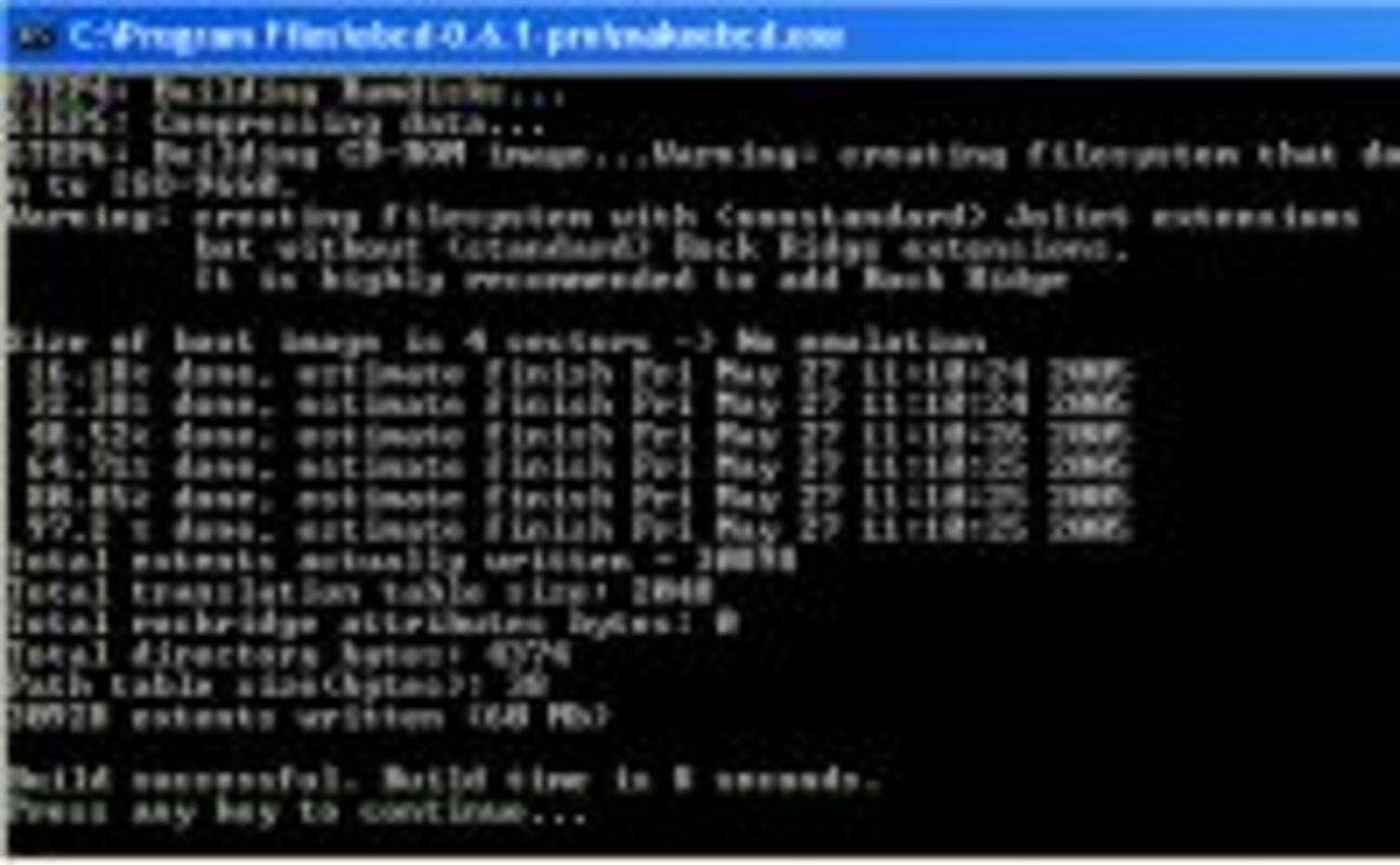 Emergency Boot CD-ROM Pro 0.6.1 for Windows Screenshot 1