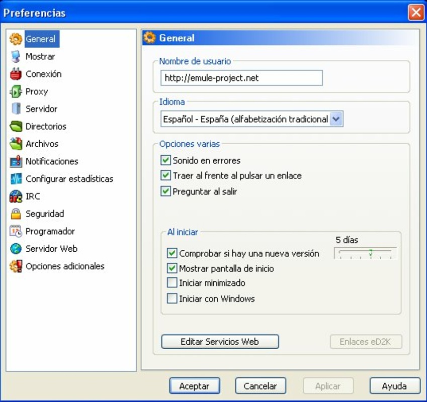 eMule Beta 2 0.49b for Windows Screenshot 1