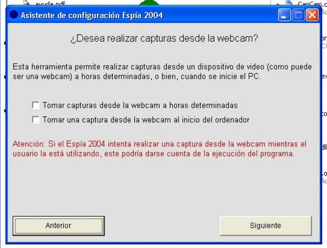 Espia 2004 3.31 for Windows Screenshot 1