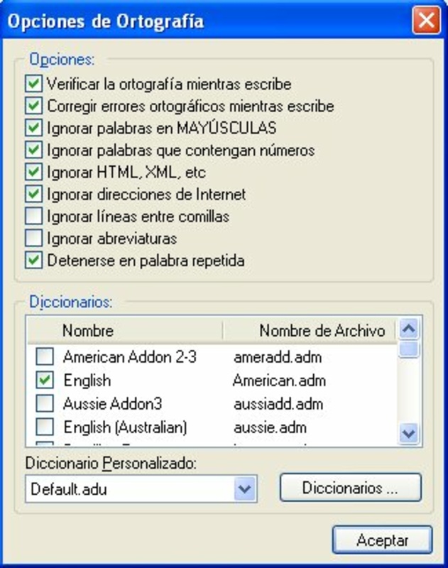 Exact Word 5.2.5b for Windows Screenshot 1