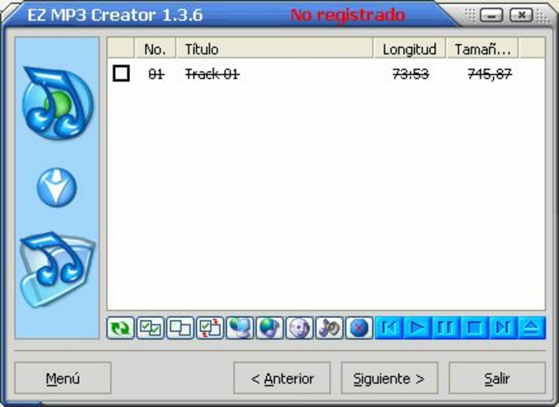 EZ MP3 Creator 1.5.2 feature