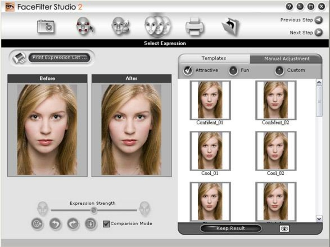 Face Filter Studio 2.0 feature