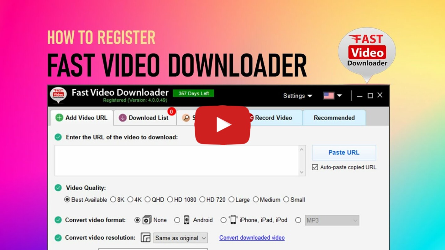 Fast Video Downloader 4.0.0.56 feature